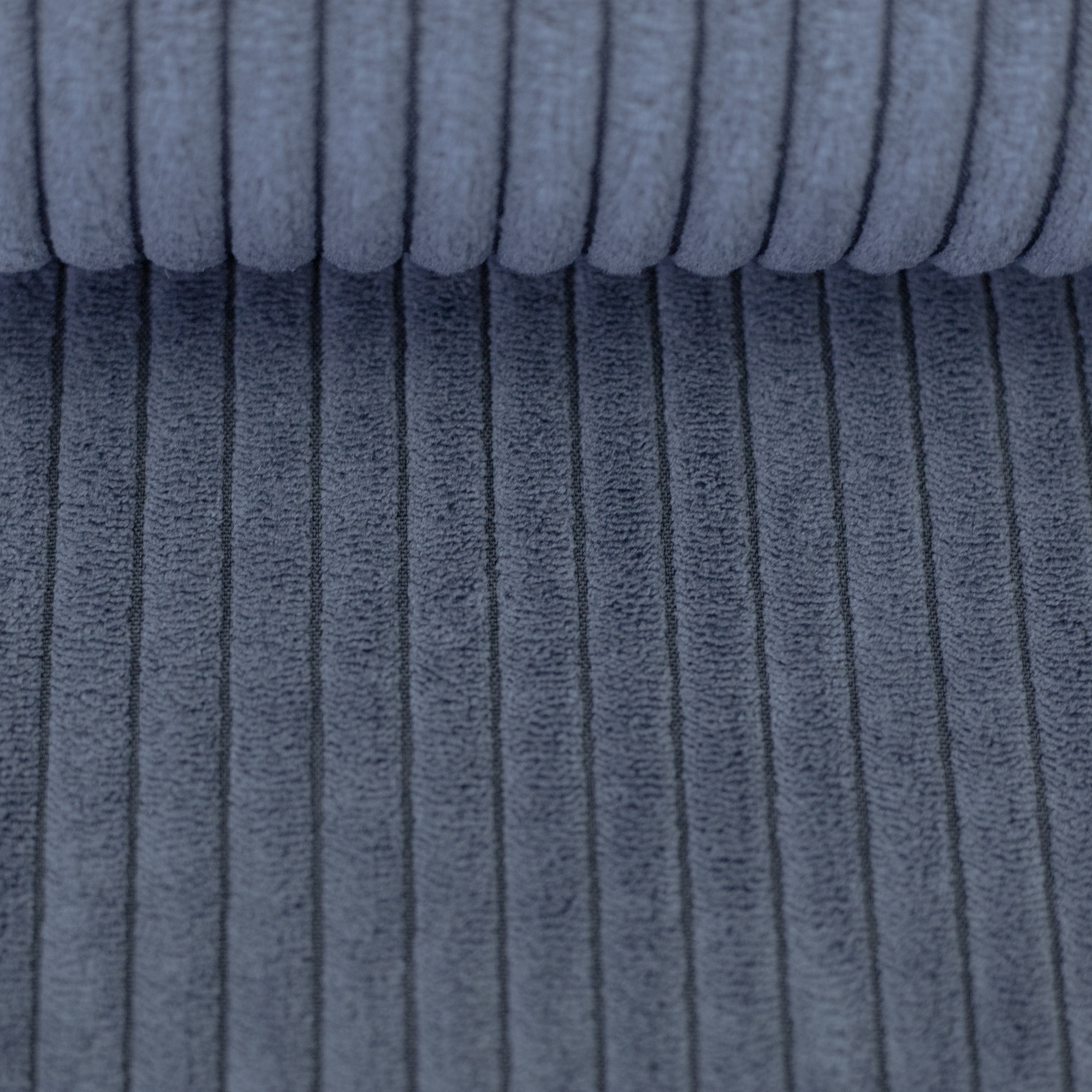 Harde ribfluweel blauw