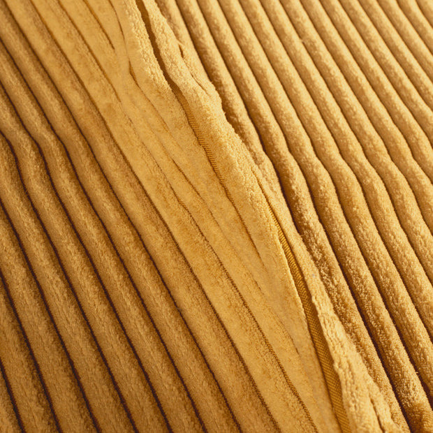 Ribfluweel geverfd effen beige