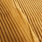 Ribfluweel geverfd effen beige