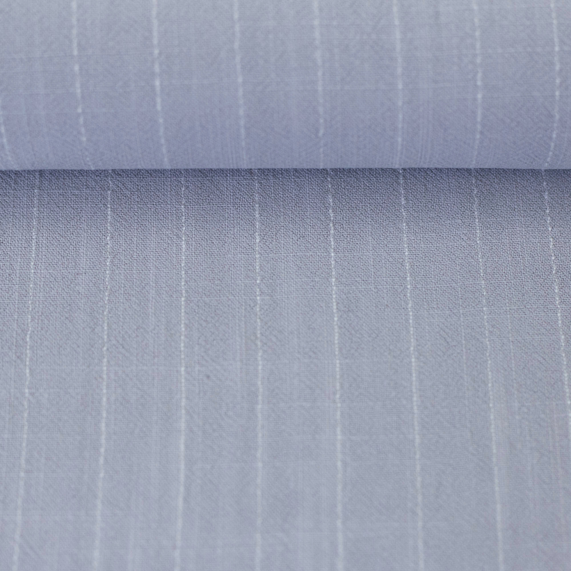 Viscose linnen gestreept grijs