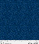 Katoen blauw met print