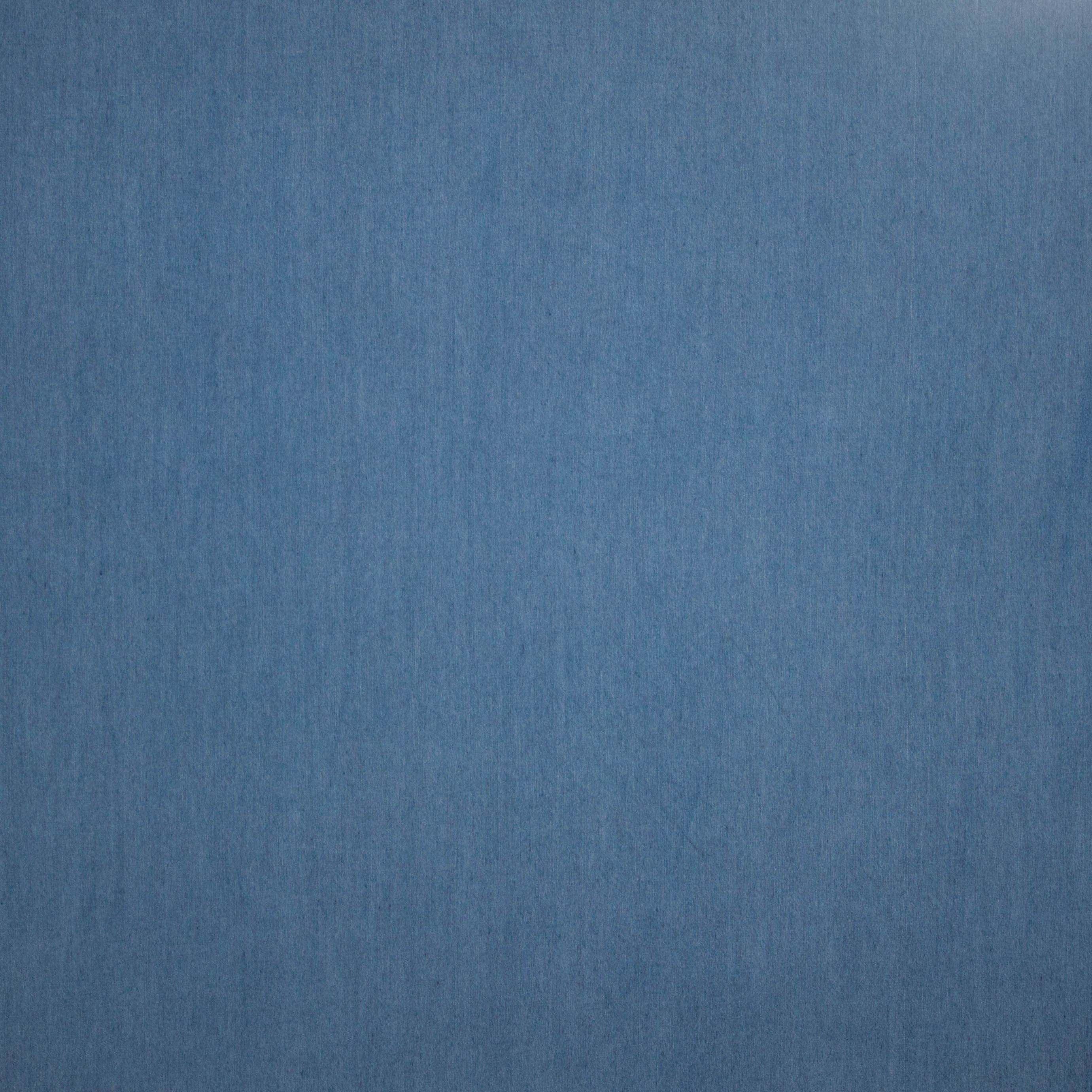 Chambrai tencel midden blauw jeans look