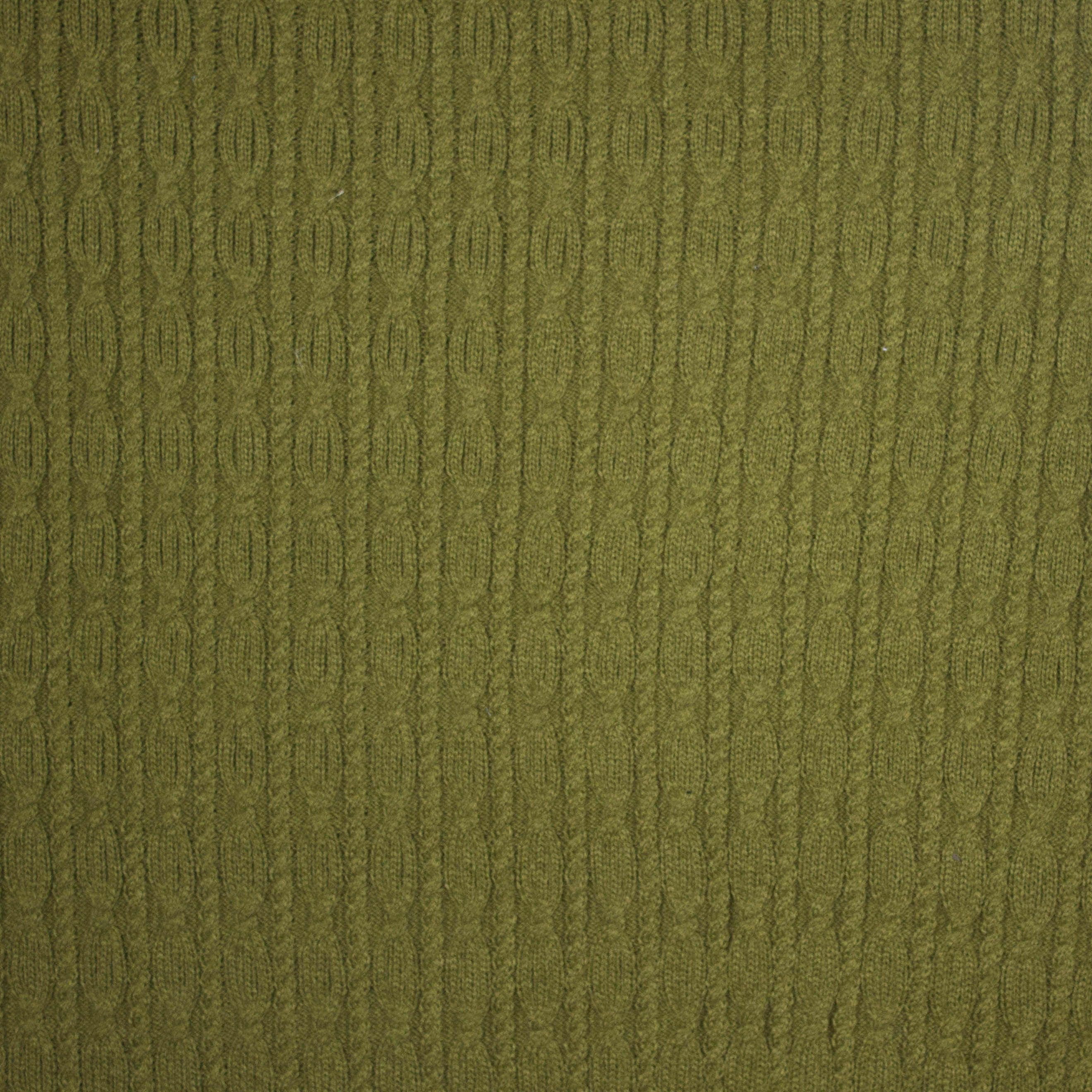 Groene gebreide stof