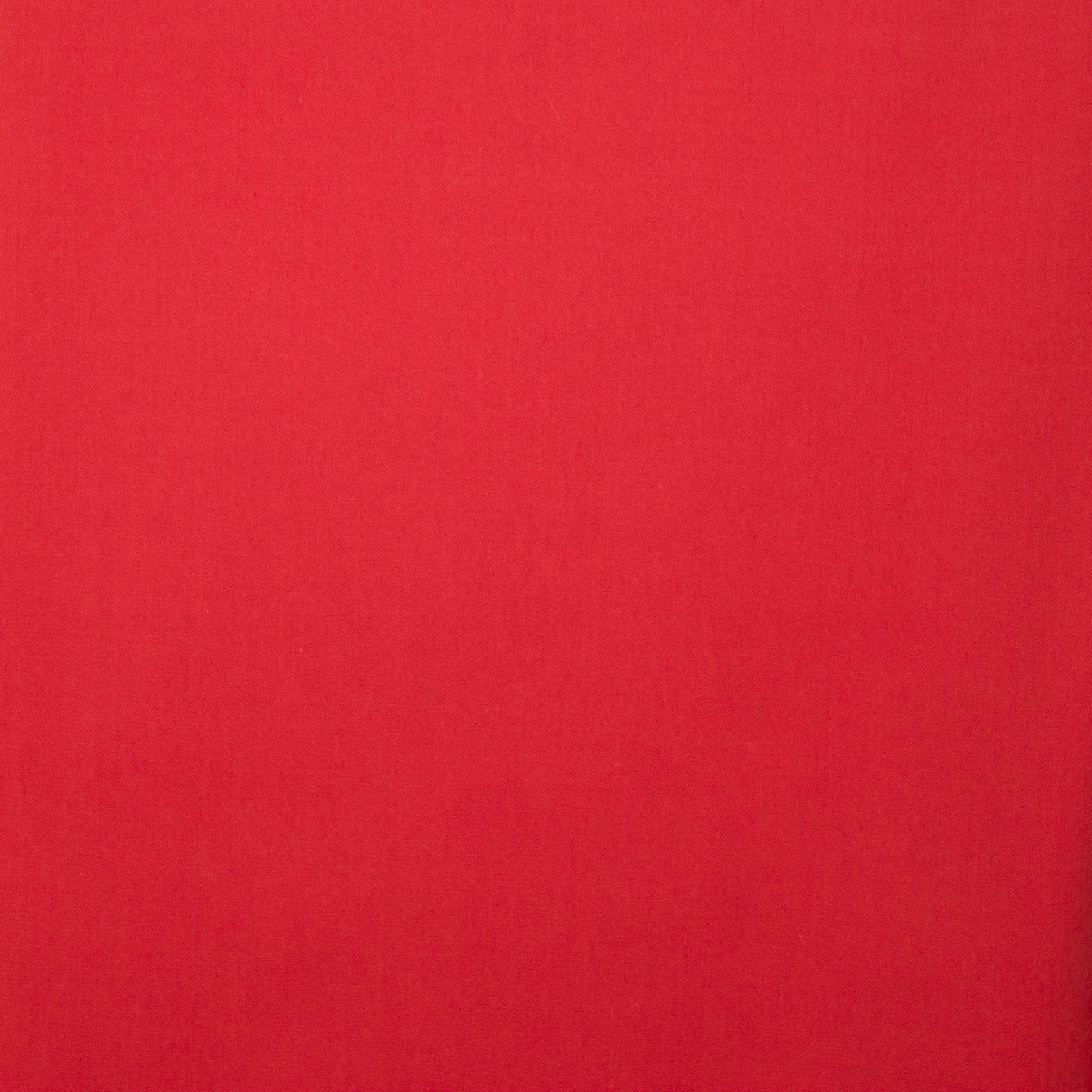 Uni polyester wol mengeling met rek rood