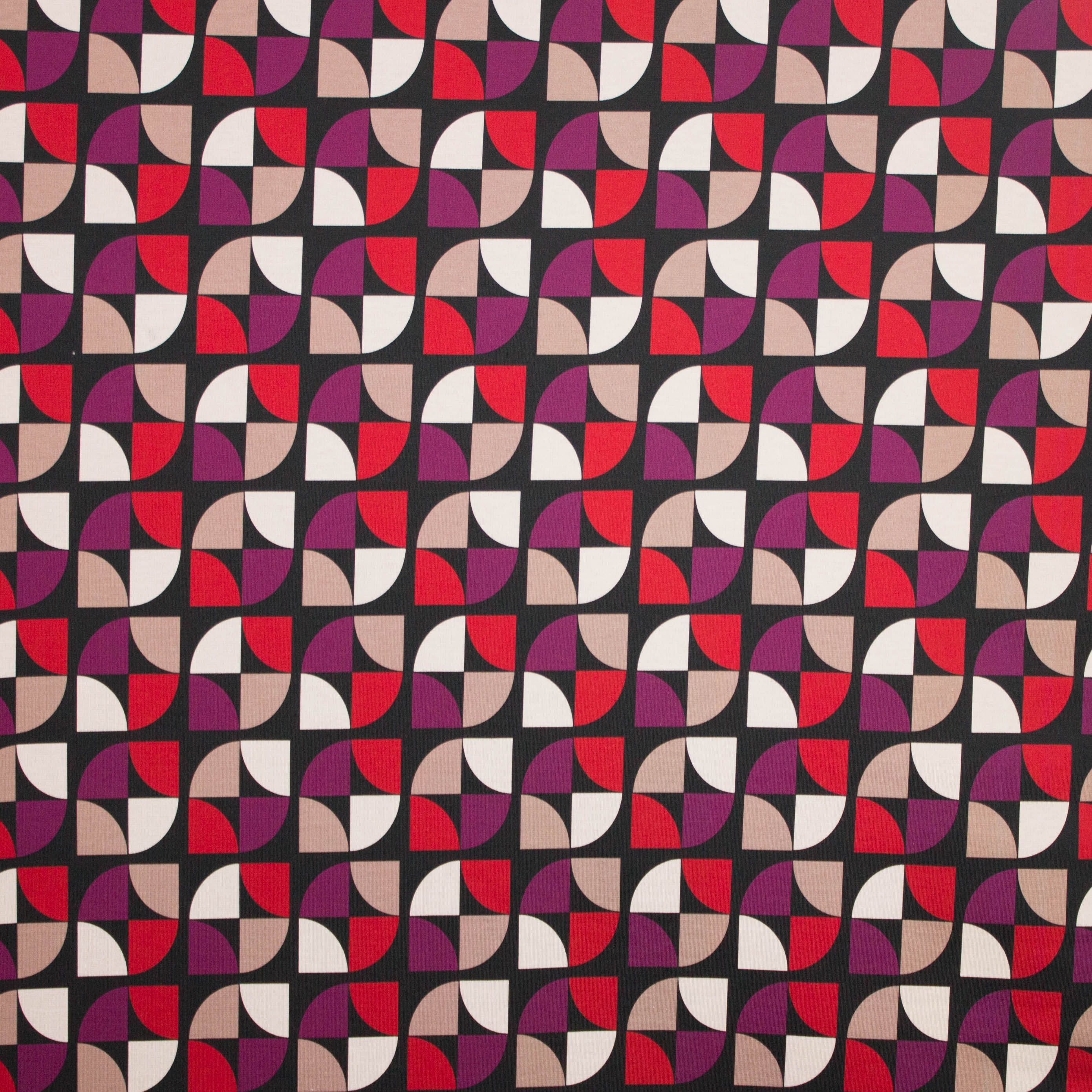 Zwarte punta di roma met geometrisch motief