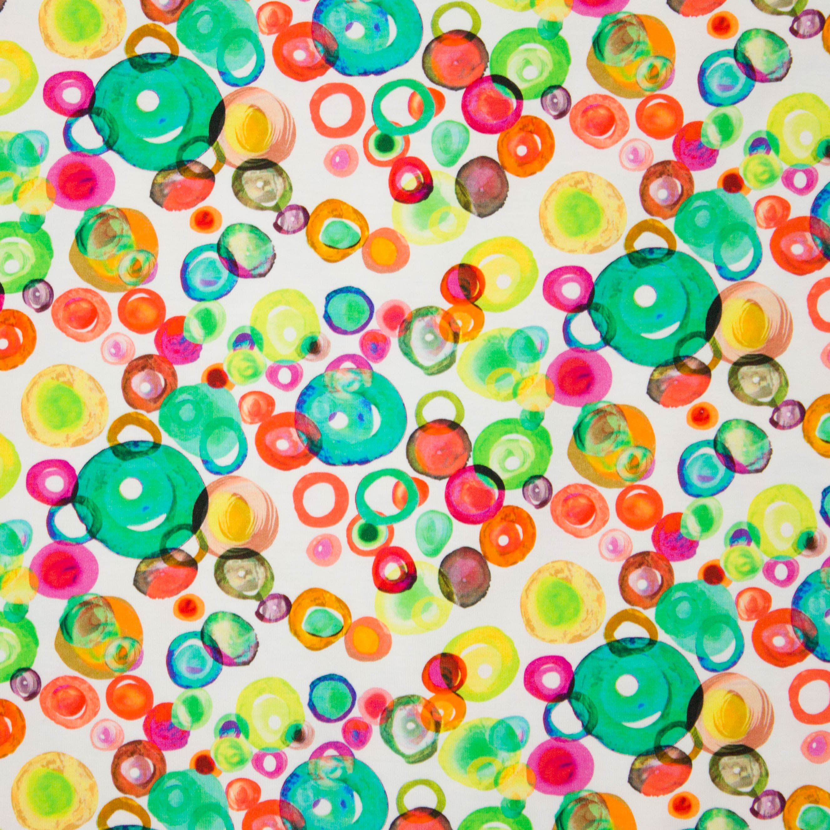 Veelkleurige tricot met bubbel motief