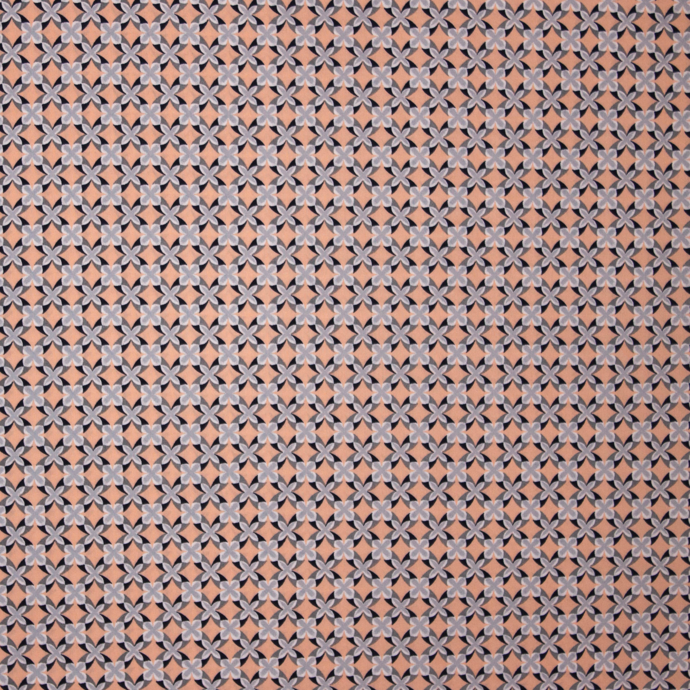 Lichte soepele stof met geometrisch motief