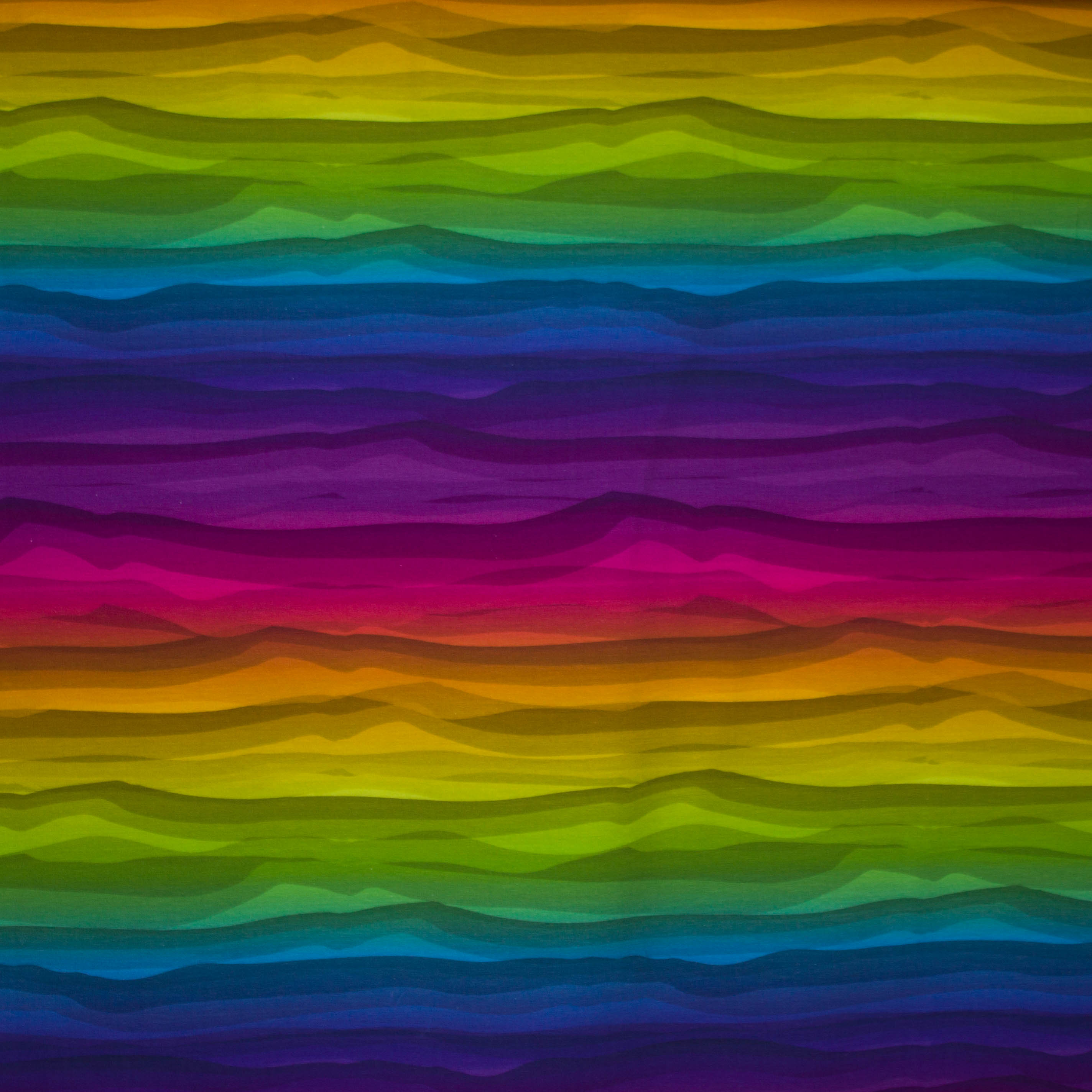 Veelkleurige tricot 'Wavy Stripes' van 'Lycklig Design'
