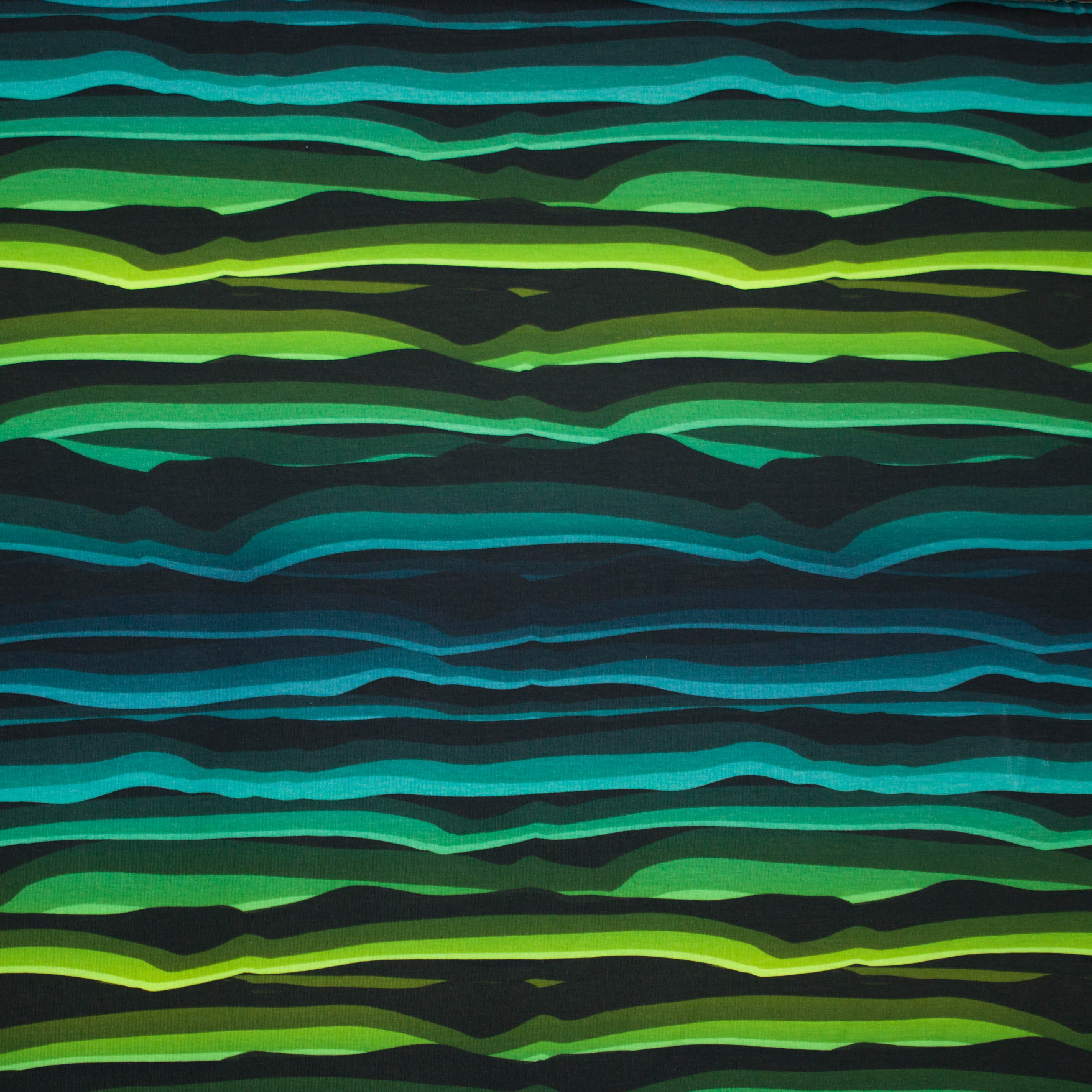 Veelkleurige tricot 'Wavy Stripes' van 'Lycklig Design'
