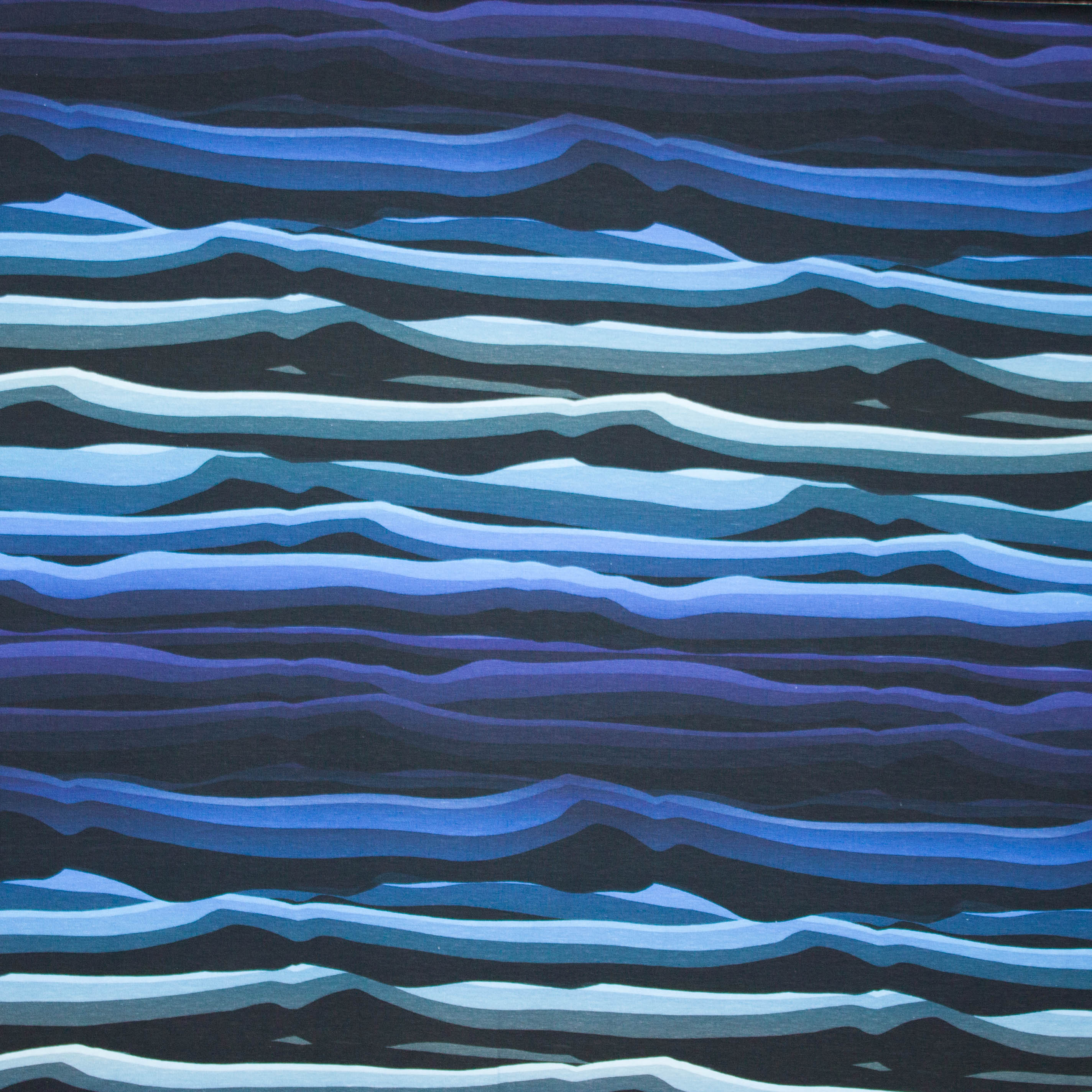 Veelkleurige tricot 'Wavy Stripes' van 'Lycklig Design'