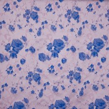 Jacquard roze bloemen motief