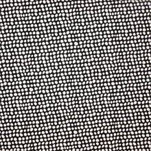 Piqué zwart wit bollen motief