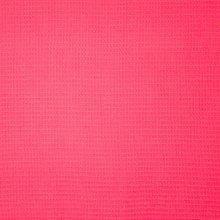 Koraalrode katoenen wafelstof