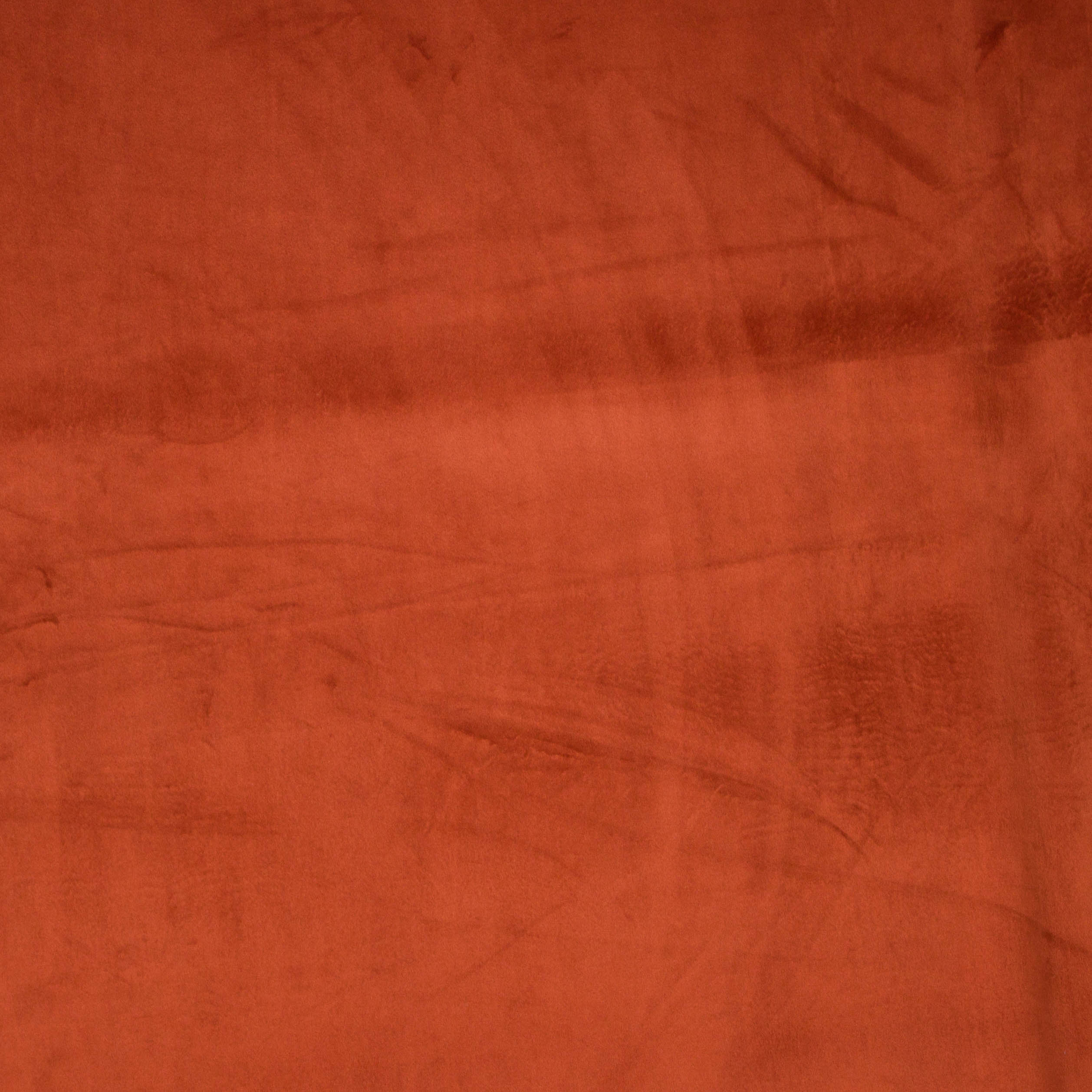 Roestkleurige suedine polyester van 'Fibre Mood'