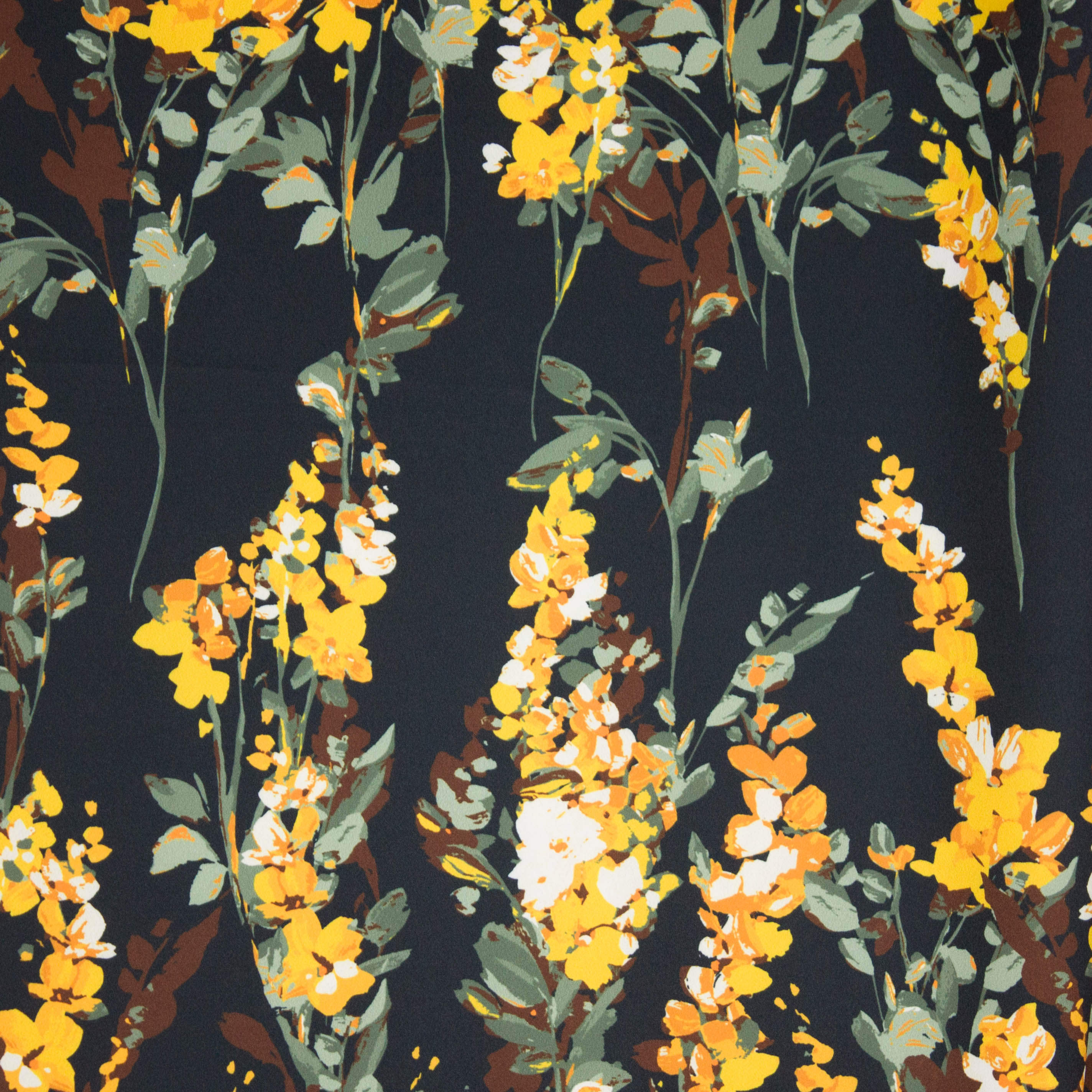 Polyester met bloemen