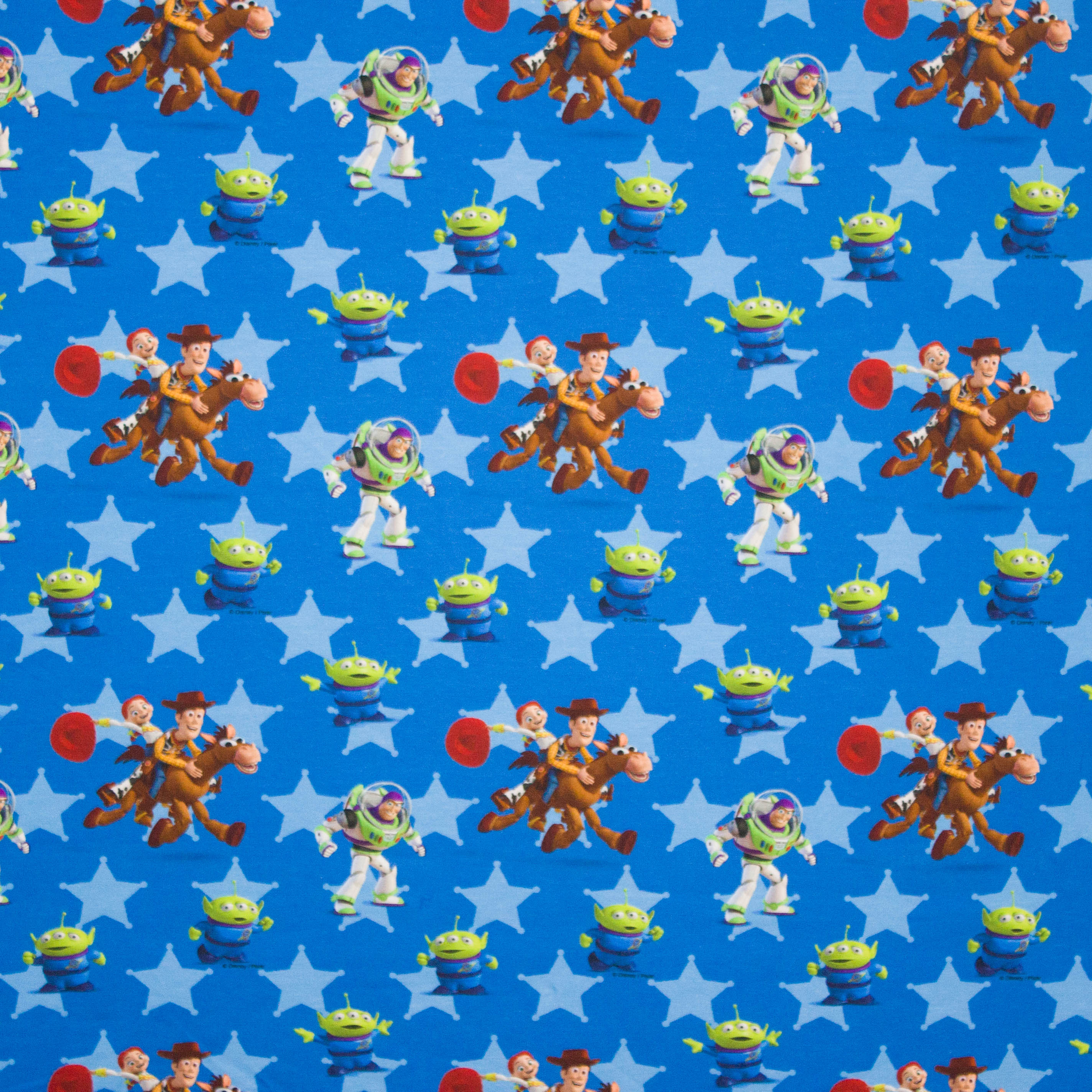 Tricot blauw licentie Disney Toy Story