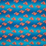 Katoen blauw licentie Disney Finding Nemo