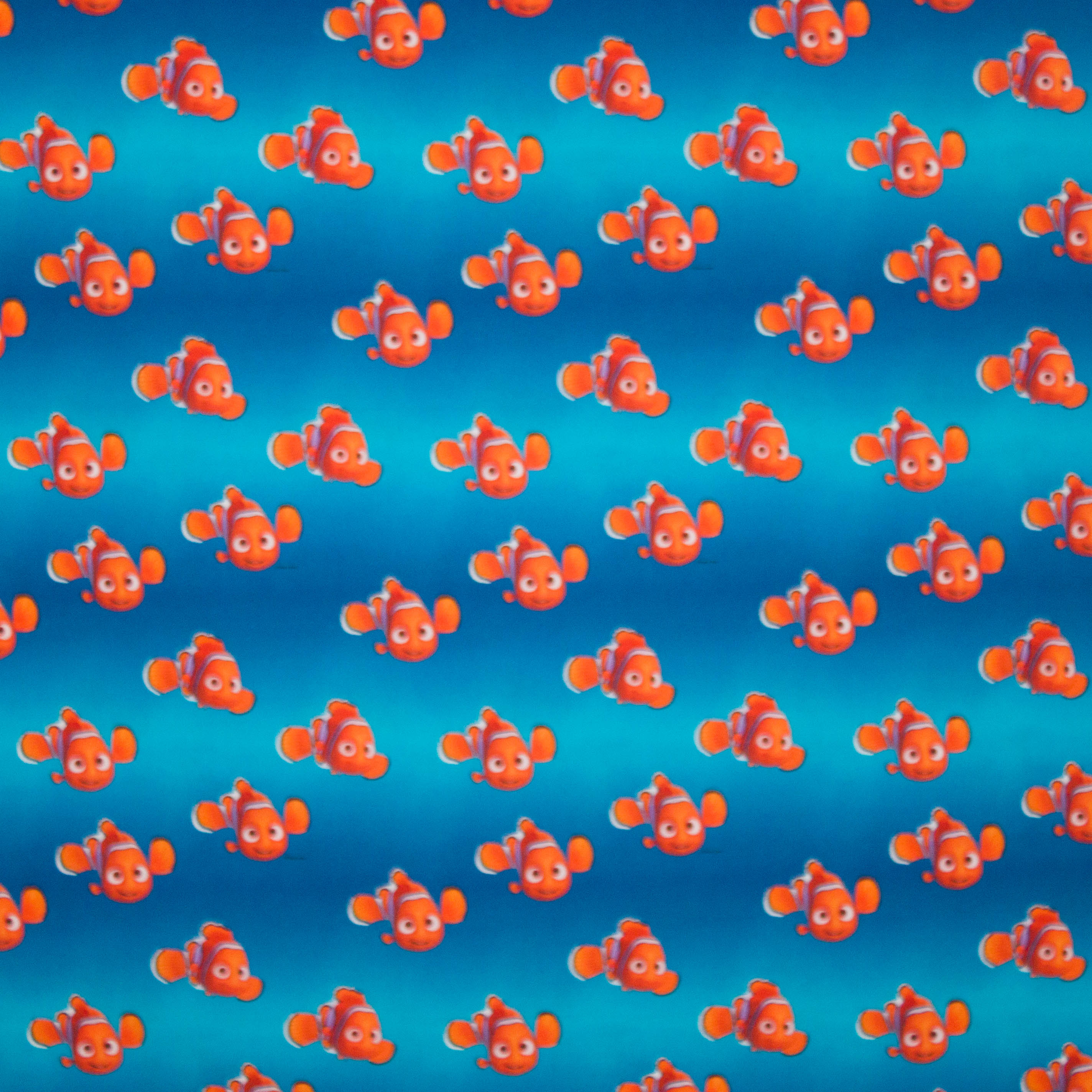 Katoen blauw licentie Disney Finding Nemo