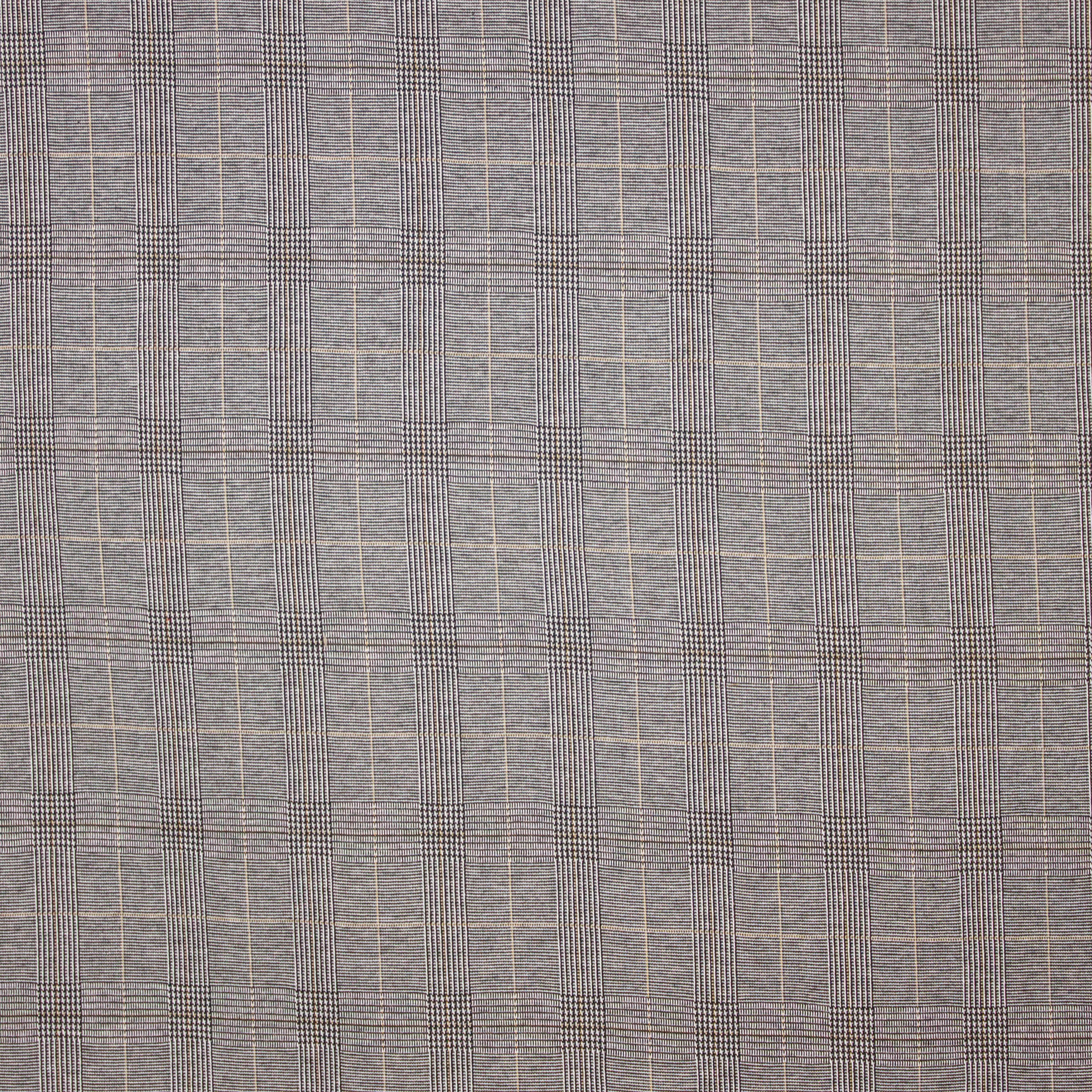 Geruite rekbare polyester - viscose mengeling van 'Burda Style'