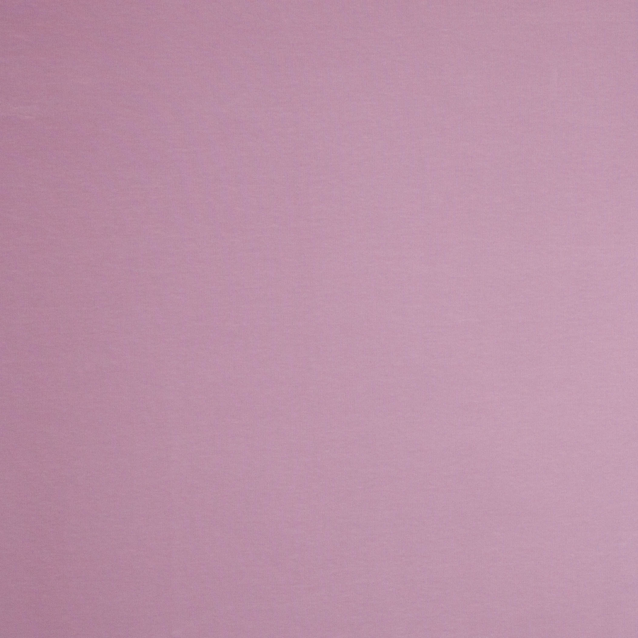 French Terry licht lila roze uni