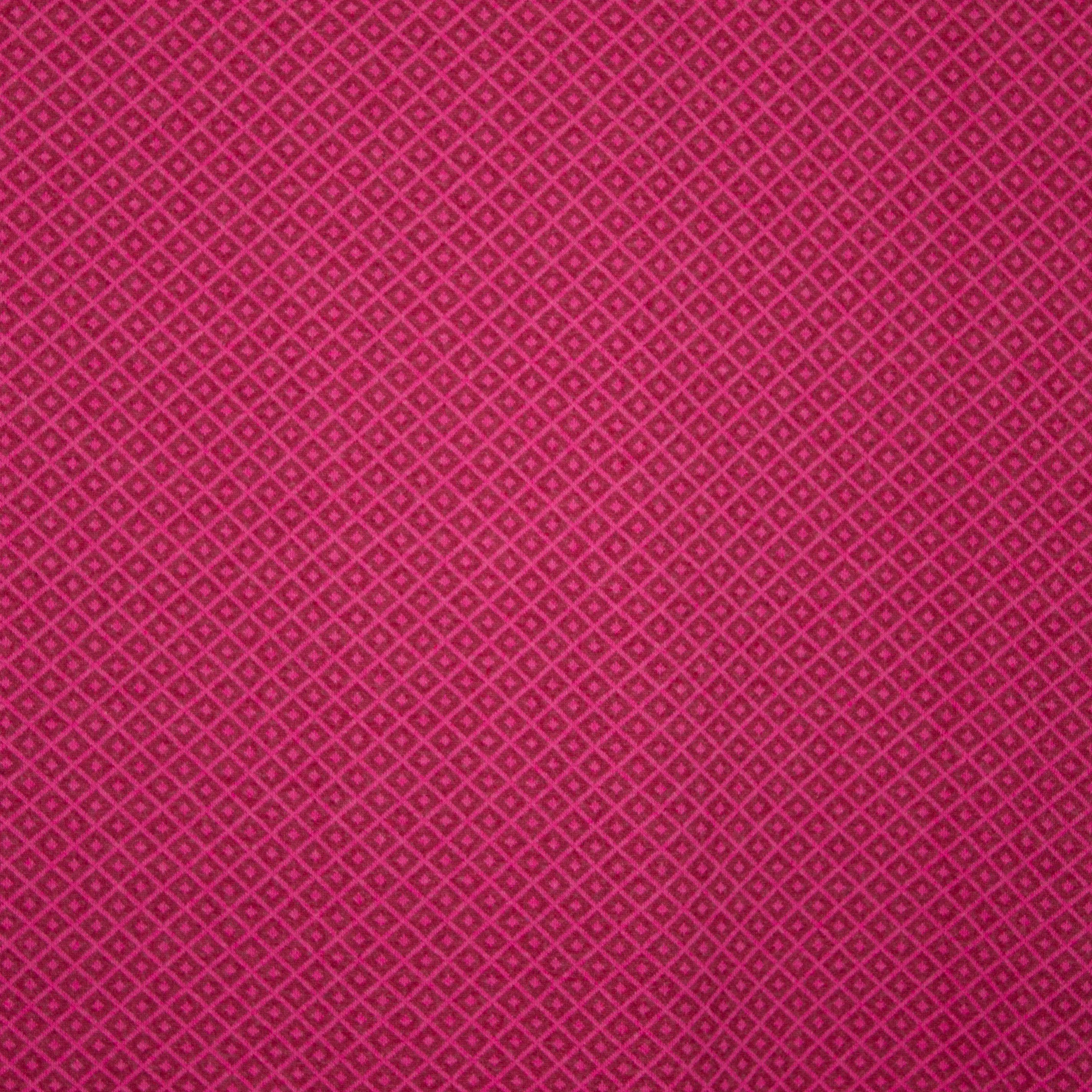 Roze / bordeaux breitje met diagonale ruitjes