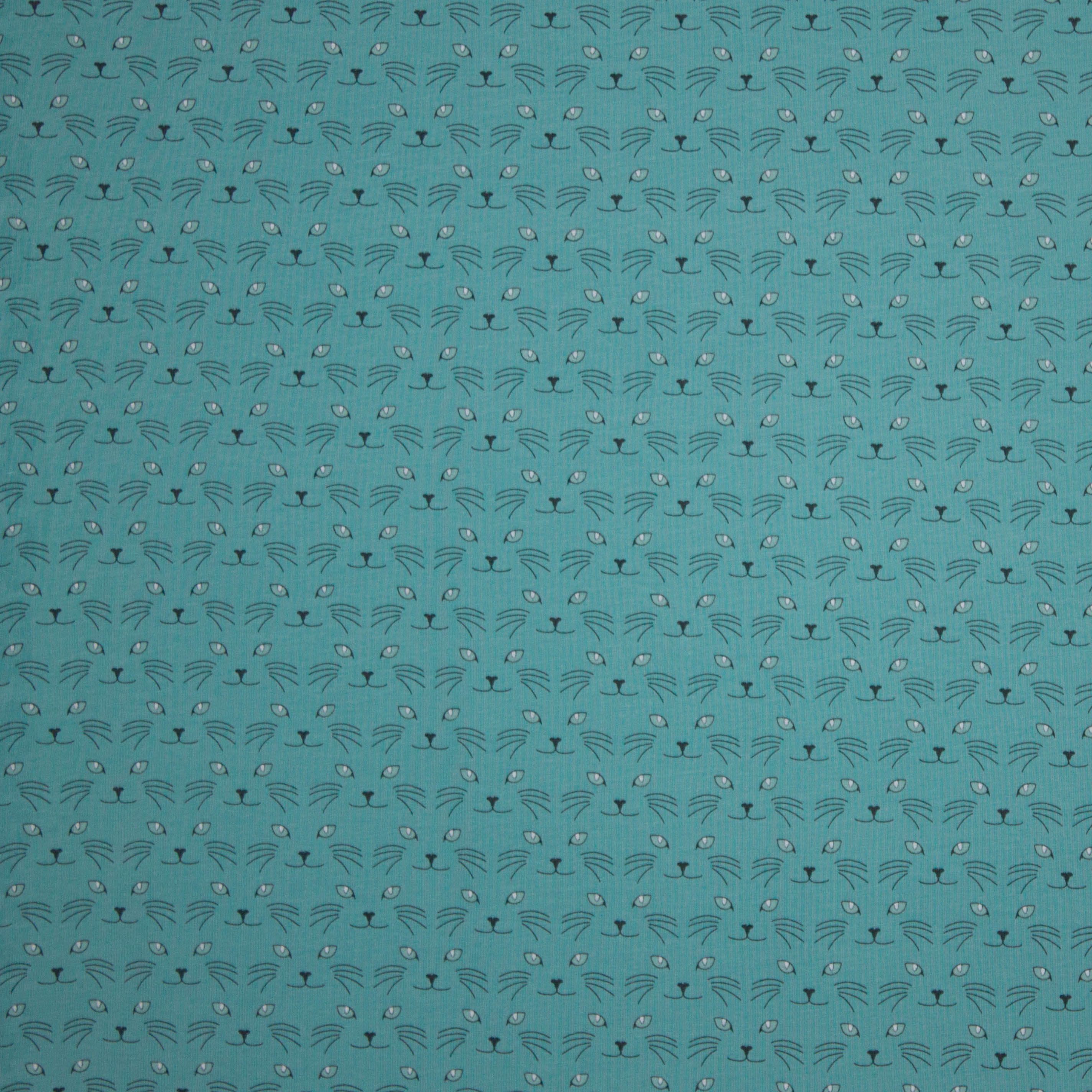 Glow in the dark poezekopjes blauw