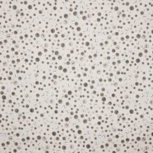 Licht grijze katoen met knoopjes motief