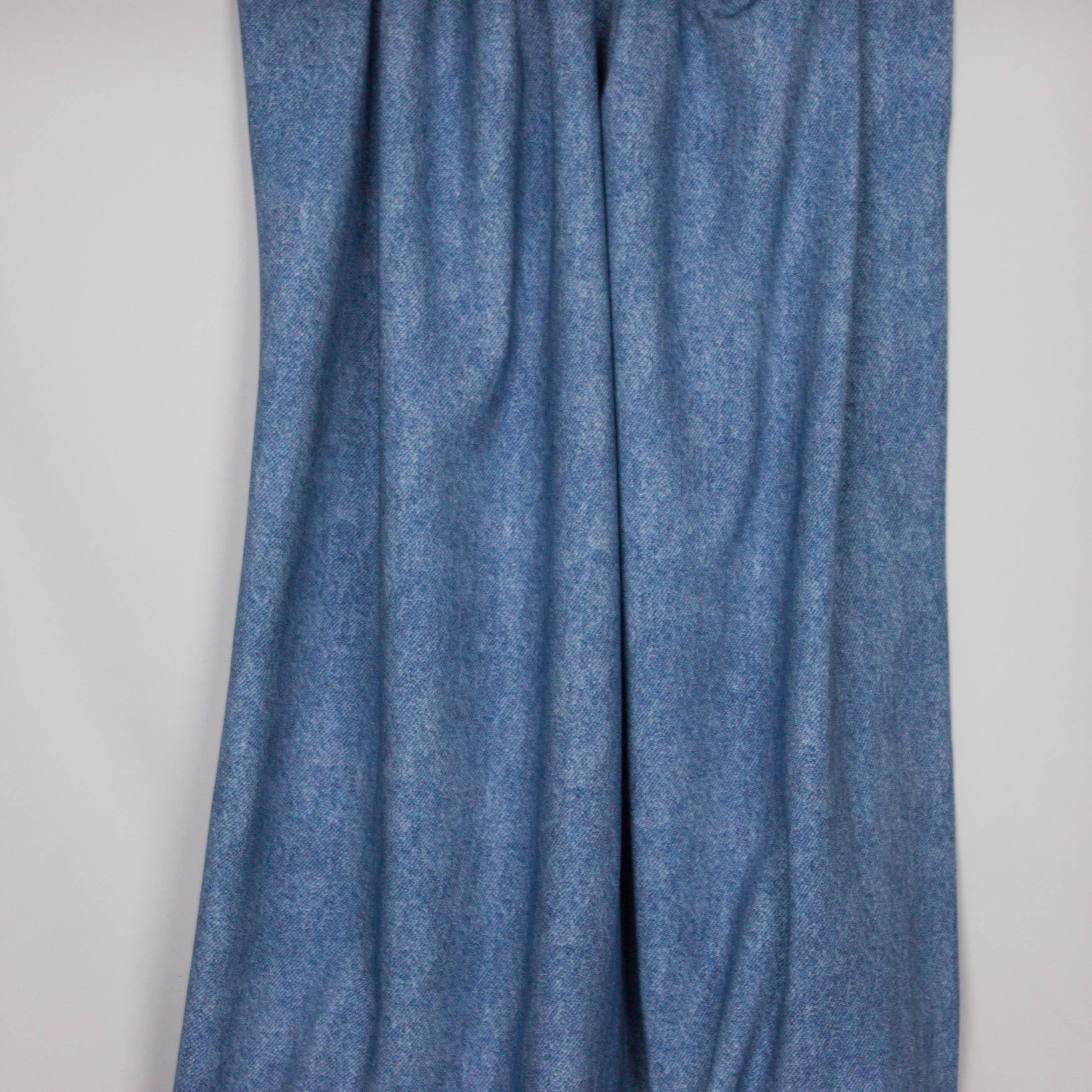 French terry met blauwe jeanslook