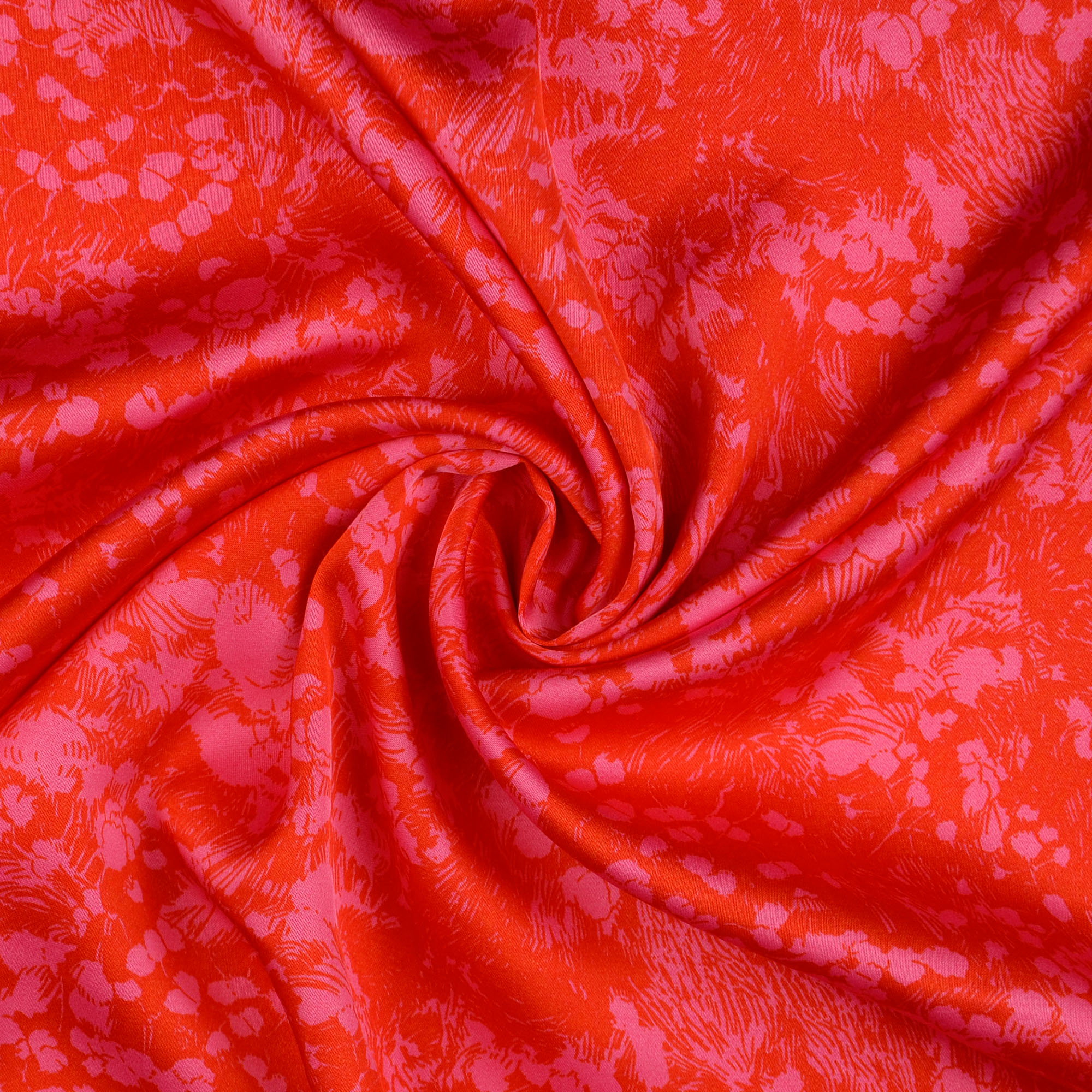 Rode gesatineerde viscose van Milliblu's