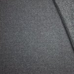 Structuurtricot donkergrijs kabel motief met glinsterdraad