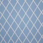 ​Lichtblauwe sweater met witte ruitjes van Eva Mouton