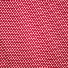 Rode katoen met witte kerstbomen