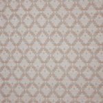 Fijn breitje met geometrische motief in wit, lichtroze en zilveren glitter
