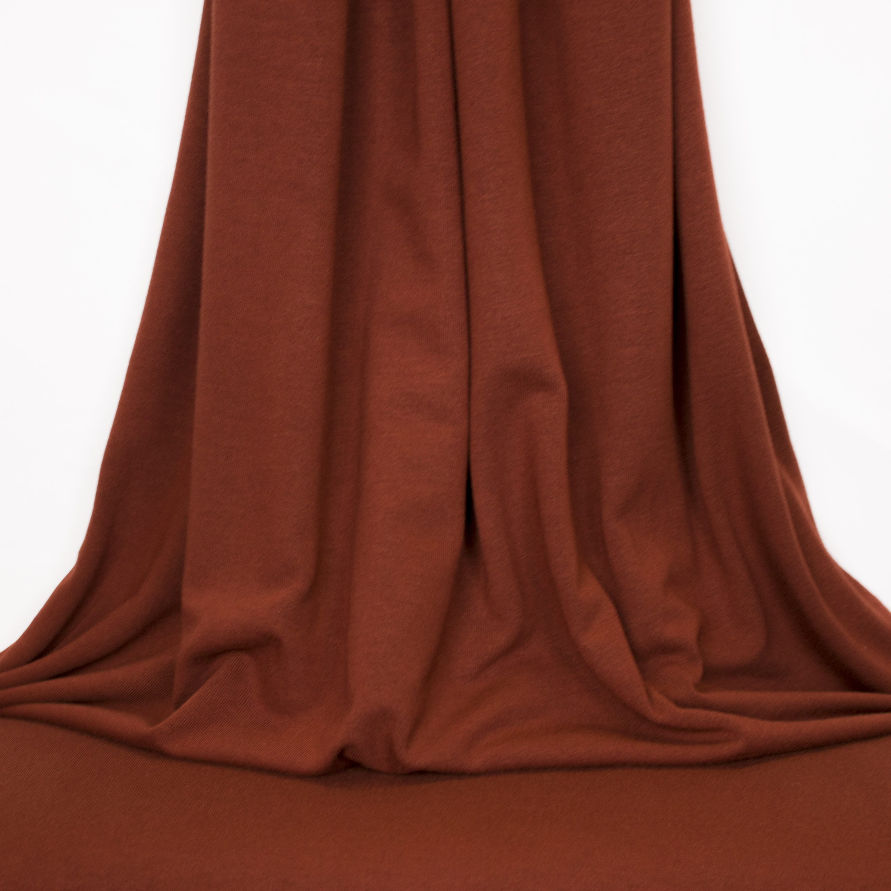 Bruine polyester viscose tricot van Fibre Mood