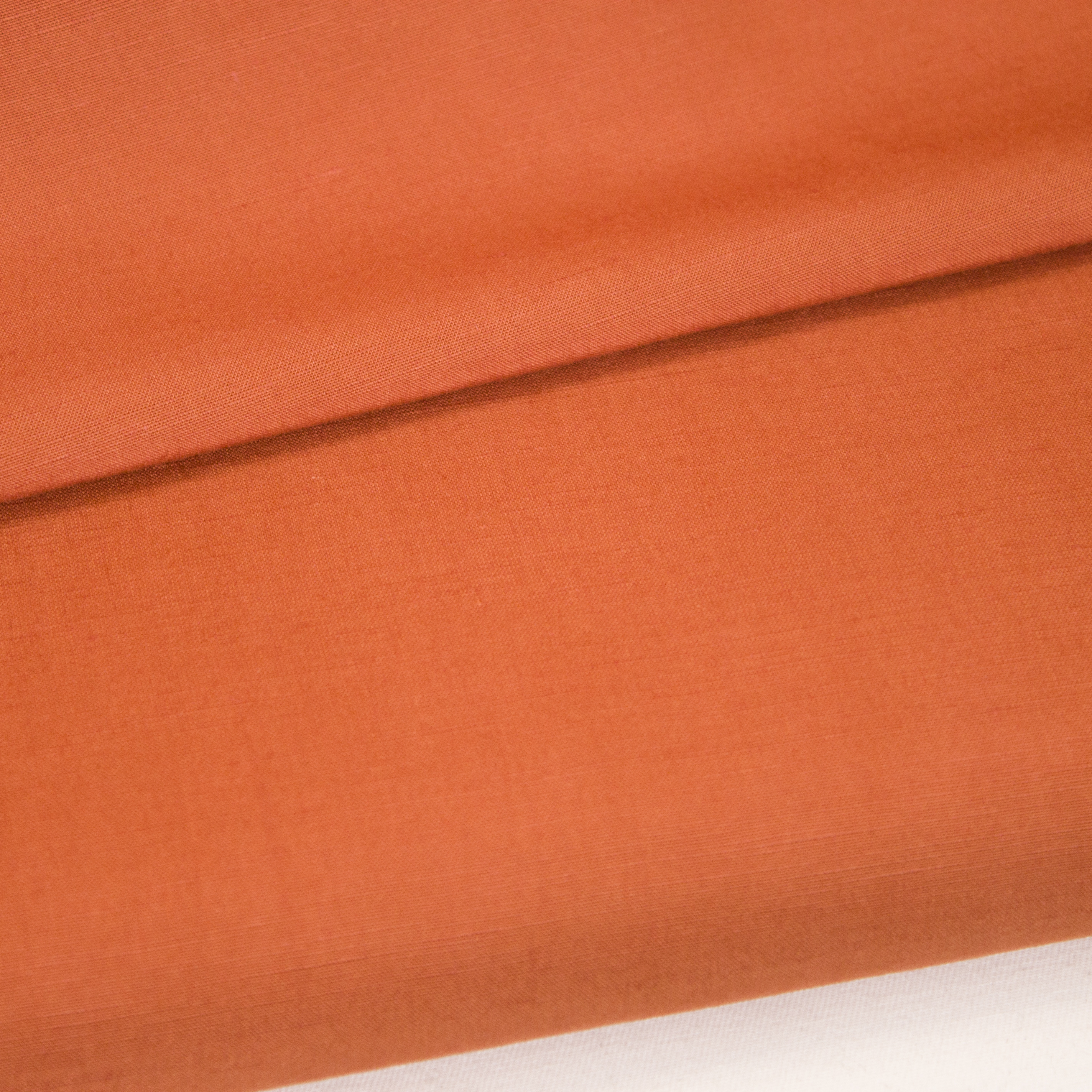 Oranje viscose linnen van Fibre Mood
