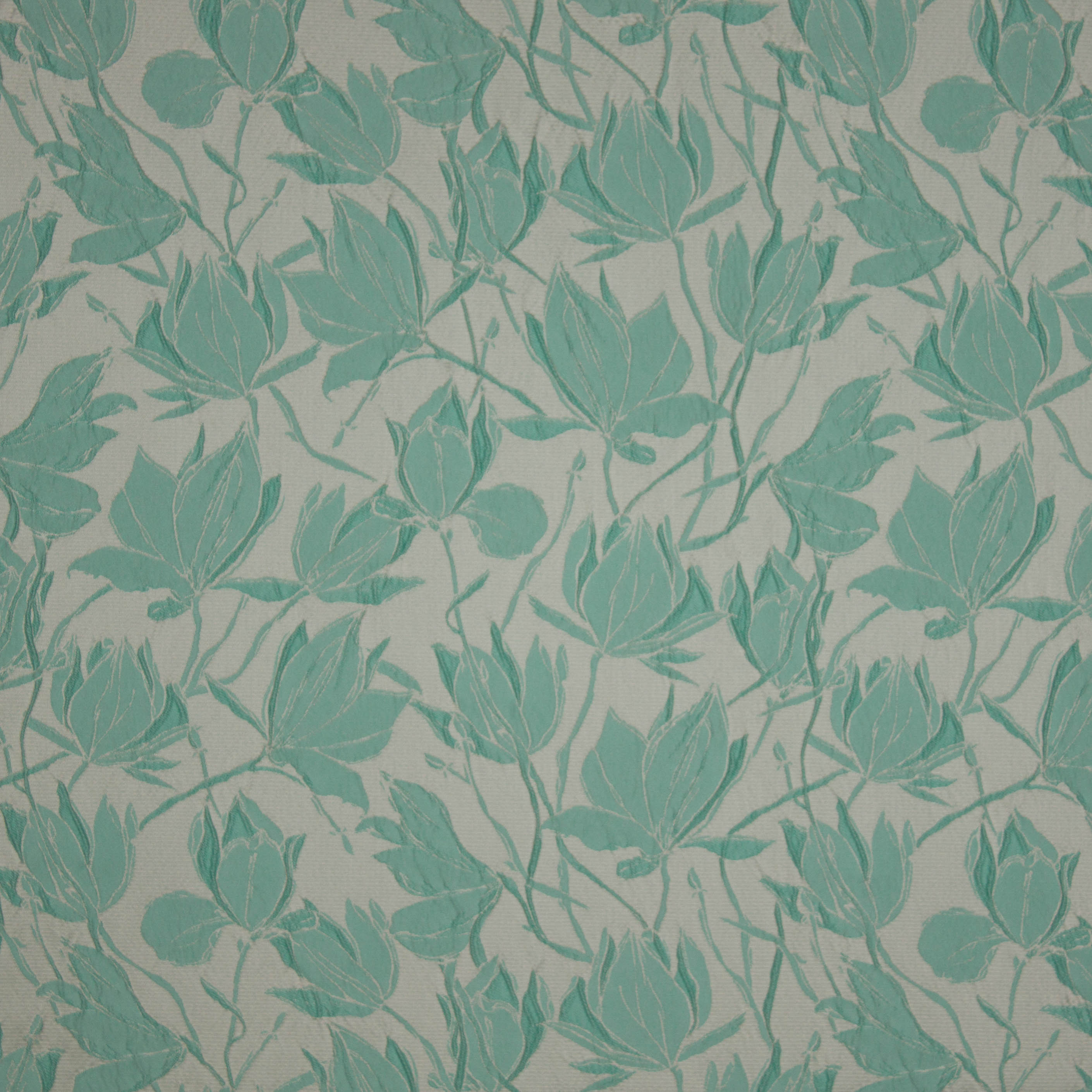 Italiaanse jacquard met groen bloemenmotief