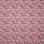 Roze katoentje met honden, regenboog en wolken motief van Paw Patrol