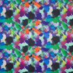Rekbare polyester met abstracte vlekken
