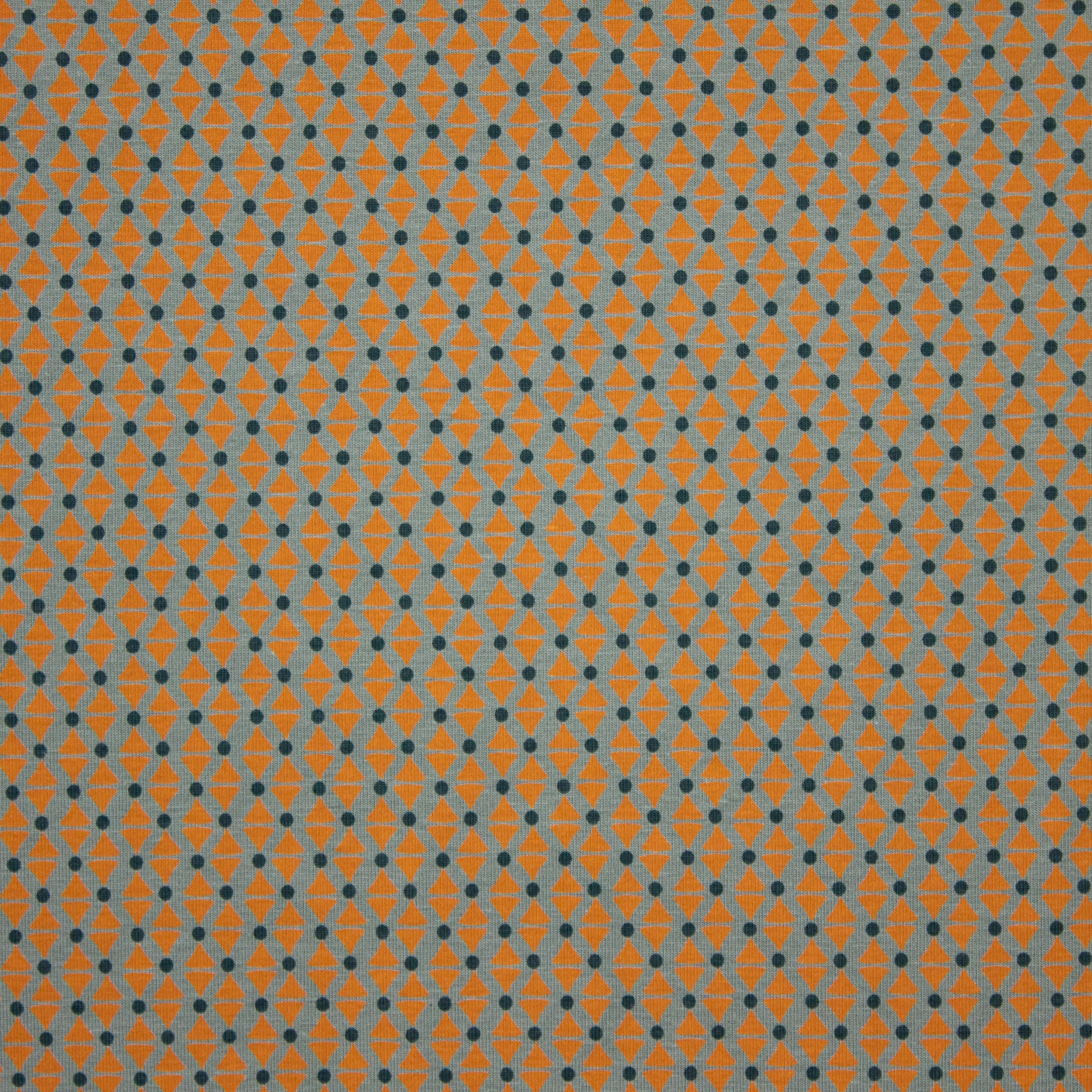 Groene Tricot met Oranje Pijltjes
