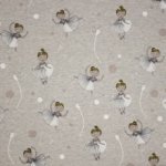 Grijs gemeleerde sweater met ballerina's