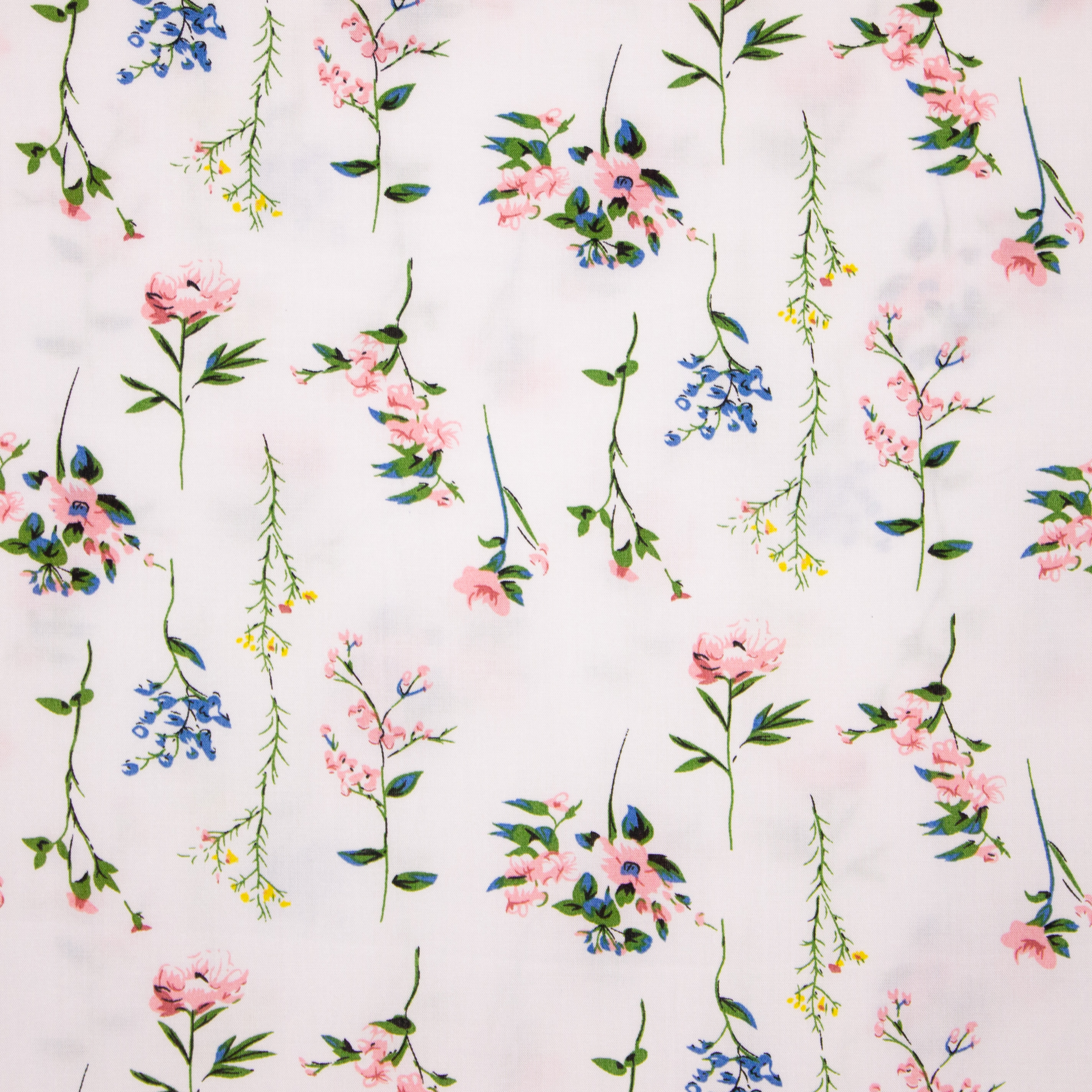 Witte Viscose met Bloemen van B*Trendy