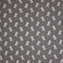 Kleur veranderende tricot met eenhoorns - glow in the sun