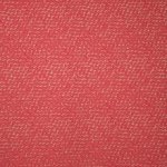 Huidskleurige rekbare polyester jacquard met koraalrode bollen