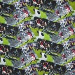 Tricot met fotoprint van voetbalmatch