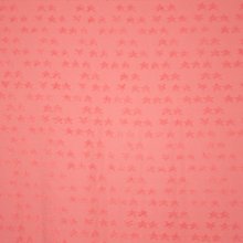 Zalmroze jacquard tricot met sterretjes
