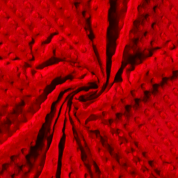 Noppenfleece rood