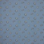 Blauw gestreepte tricot met berenhoofdjes