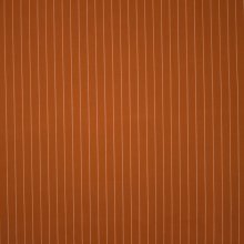 Roestbruine tencel piqué met witte krijtstreep van 'Meet Milk'