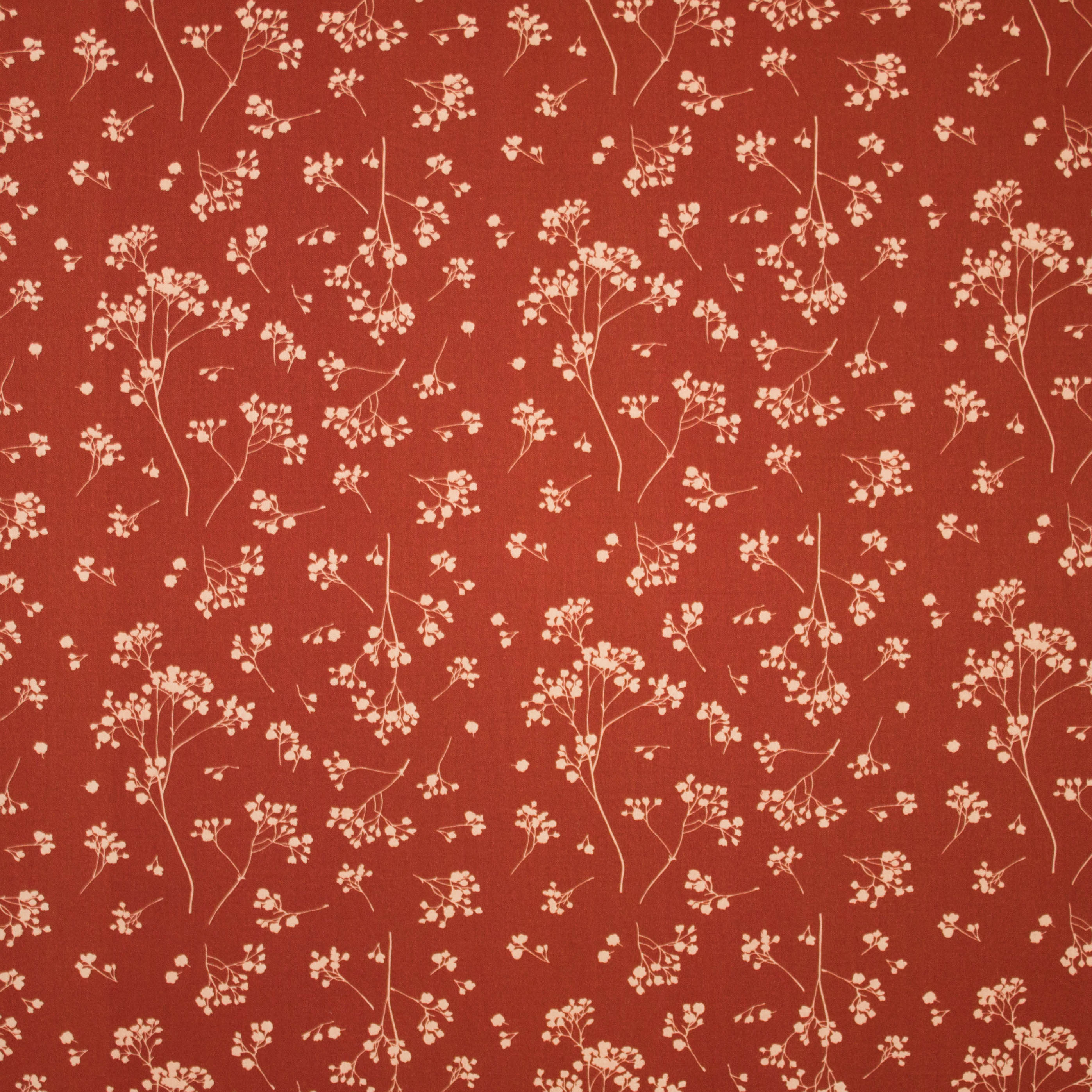 Viscose 'Stalks Coral' van 'Mind The Maker'