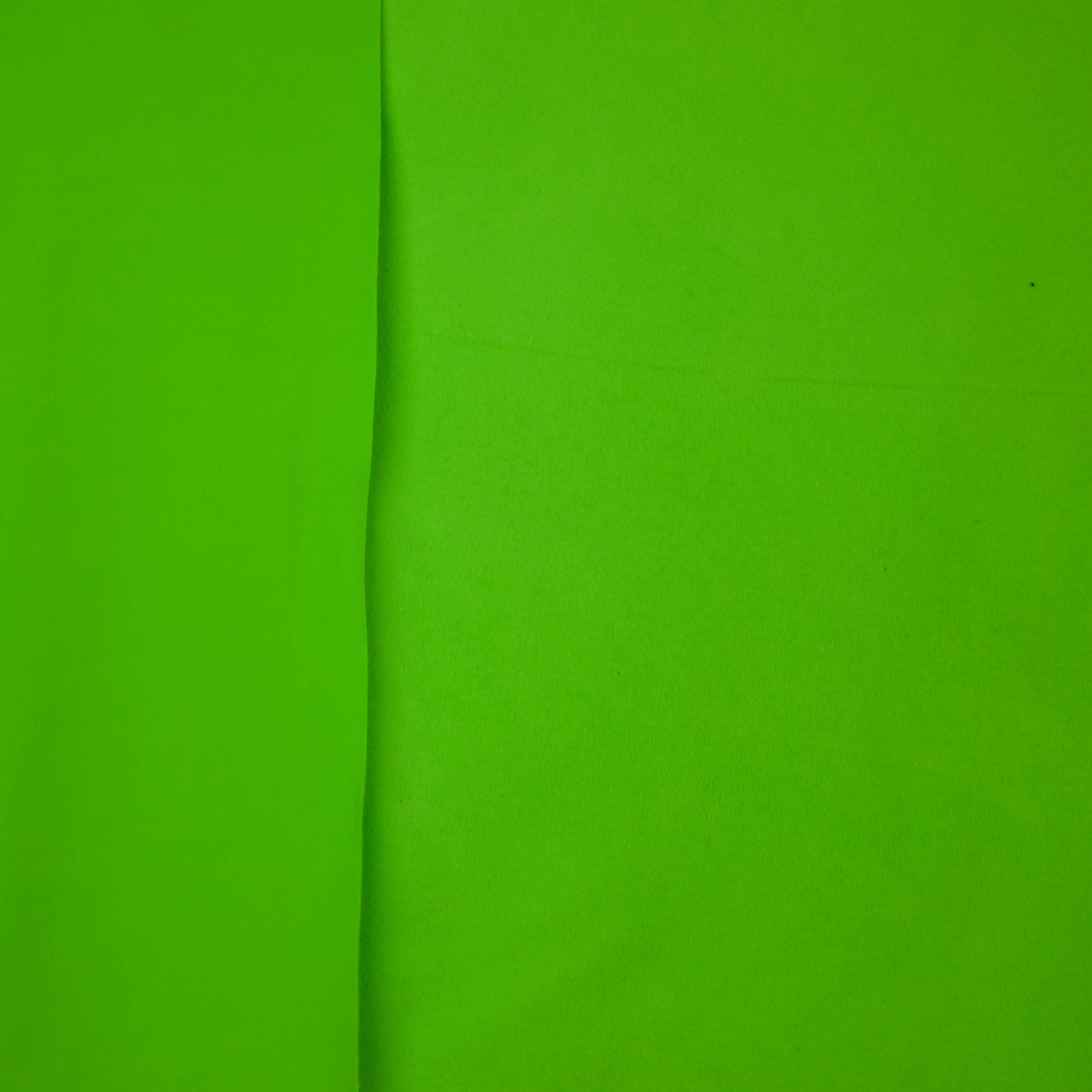 softshell fluogroen met fluogroene binnenkant